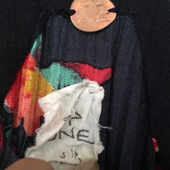 🎈SOLD🎈Free People FP One Floral Raw Hem Jumpsuit - Picture 2 of 4